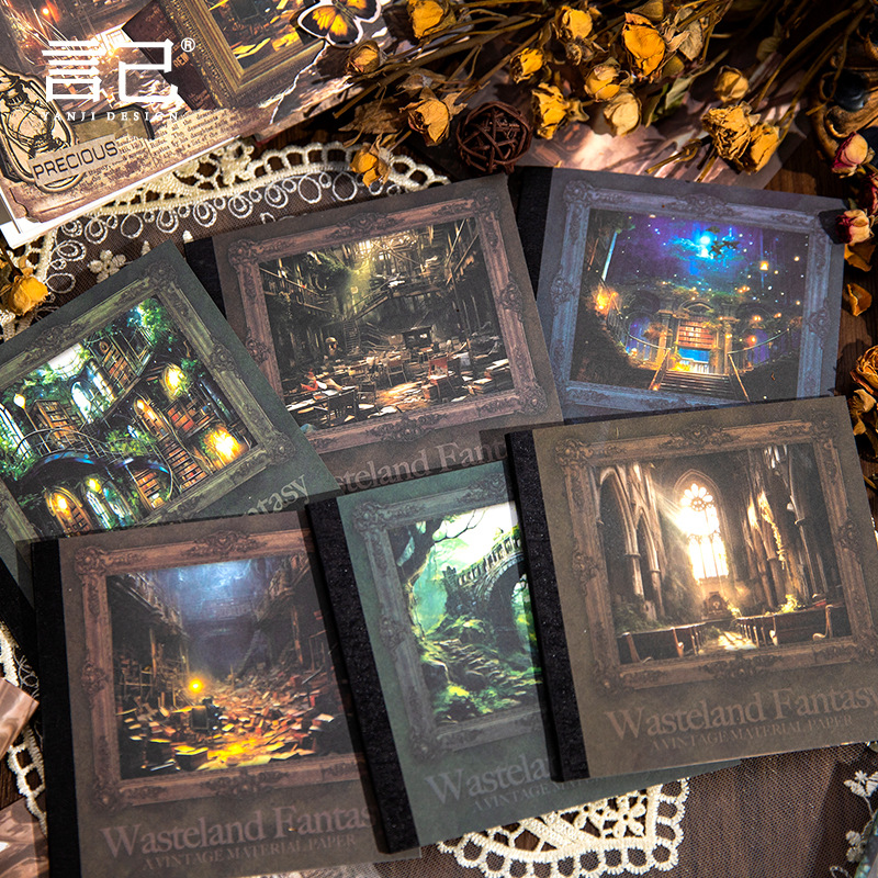 Vintage Junk Journal Scrapbooking Paper - 40ชิ้นวัสดุกระดาษตกแต่งสไตล์วินเทจไดอารีอัลบั้มอัลบั้มขยะอุปกรณ์การทำสมุดภาพ