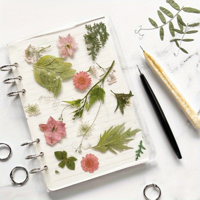 Silicone Epoxy Resin Molds Set - แม่พิมพ์ซิลิโคนสำหรับปกสมุด 1 ชุด พร้อมห่วงร้อยกระดาษ 3 วง