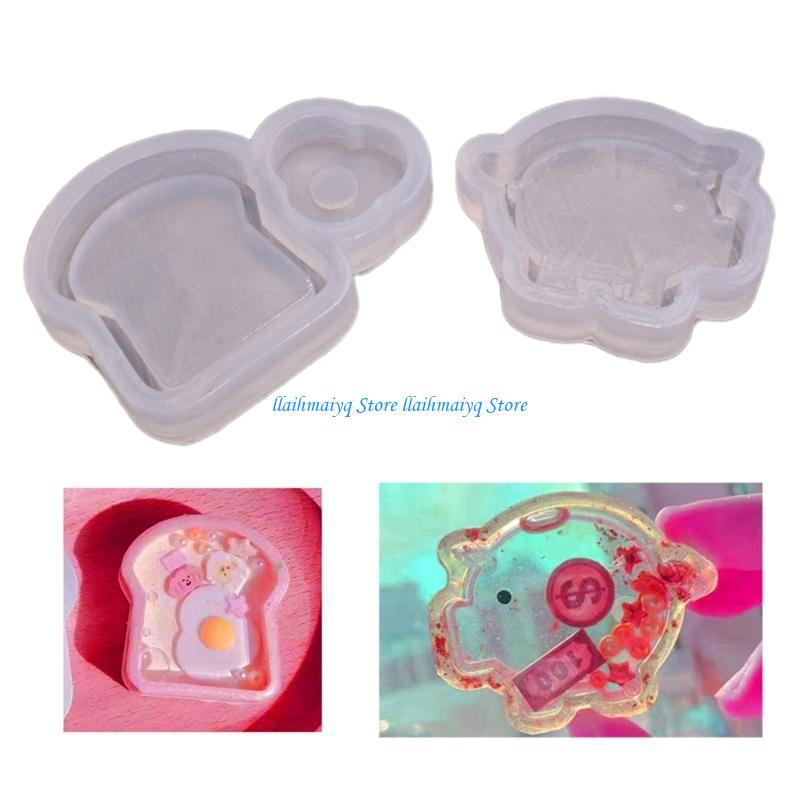 Silicone Epoxy Resin Molds Set - 573B แม่พิมพ์เรซินน่ารักแม่พิมพ์ซิลิโคนเรซิ่น Art Shaker แม่พิมพ์สำหรับทำด้วยมือ