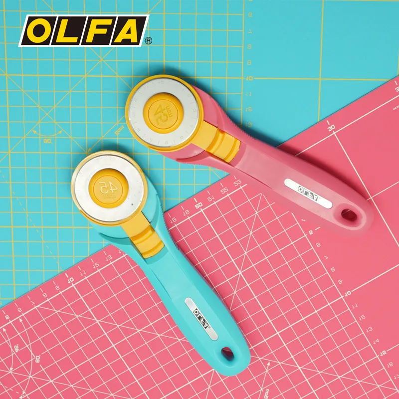 Rotary Cutter For Fabric 45Mm - Olfa RTY-2 /c 45มิลลิเมตรโรตารี pinkle ใบมีดตัดอเนกประสงค์จักรเย็บผ้าสำหรับตัด