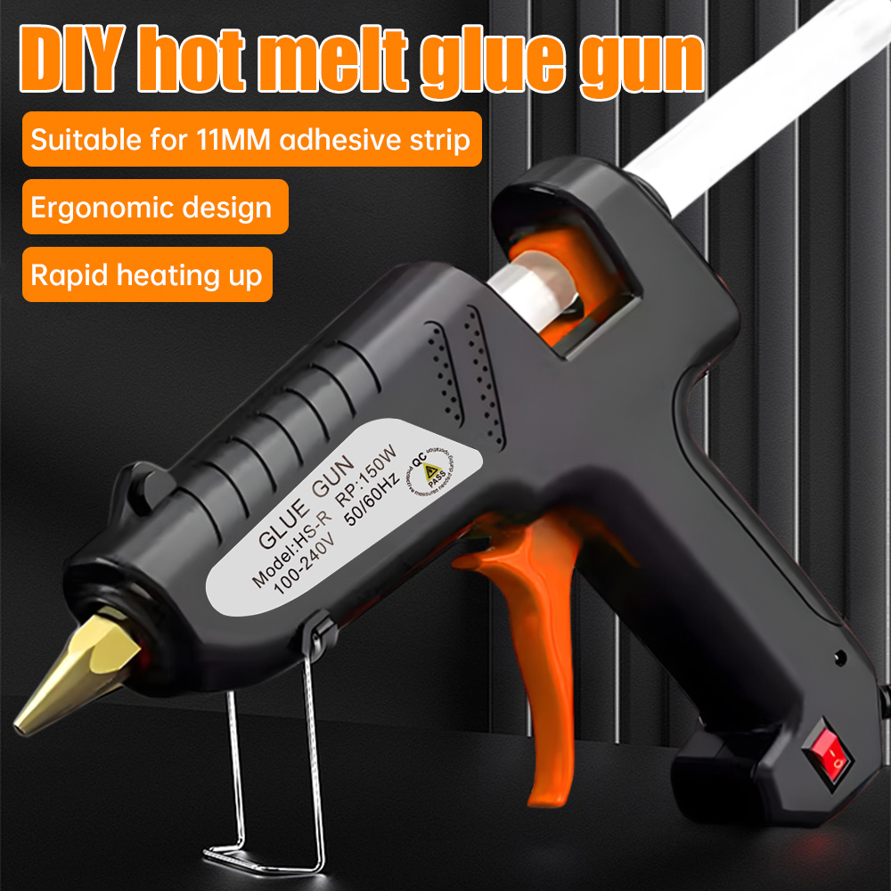 Hot Melt Glue Gun Cordless - ปืนกาวร้อน 150W กาวแท่งขนาด 11 มม. ร้อนเร็ว