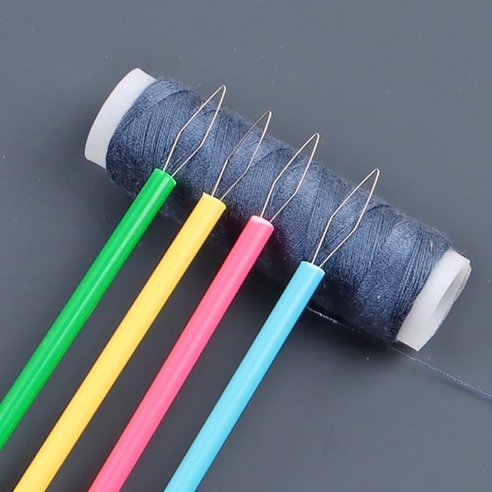 Cotton Embroidery Thread Skeins - 10 ชิ้นเย็บปักถักร้อยเกลียวเข็ม Threaders อุปกรณ์เย็บผ้าเย็บปักถักร้อยข้าม Stitch ขนาดใหญ่ลูกปัดอุปกรณ์เสริมทําด้วยมือ
