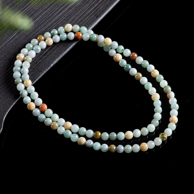 Beading - สร้อยข้อมือหยกพม่าแท้ สร้อยคอ เครื่องประดับแท้ หินนำโชค วินเทจ หยกพม่าธรรมชาติ