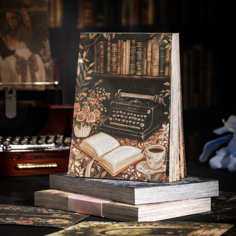 Vintage Junk Journal Scrapbooking Paper - JIANQI 100 ชิ้น Retro Handmade กระดาษวัสดุขยะสมุดบันทึก