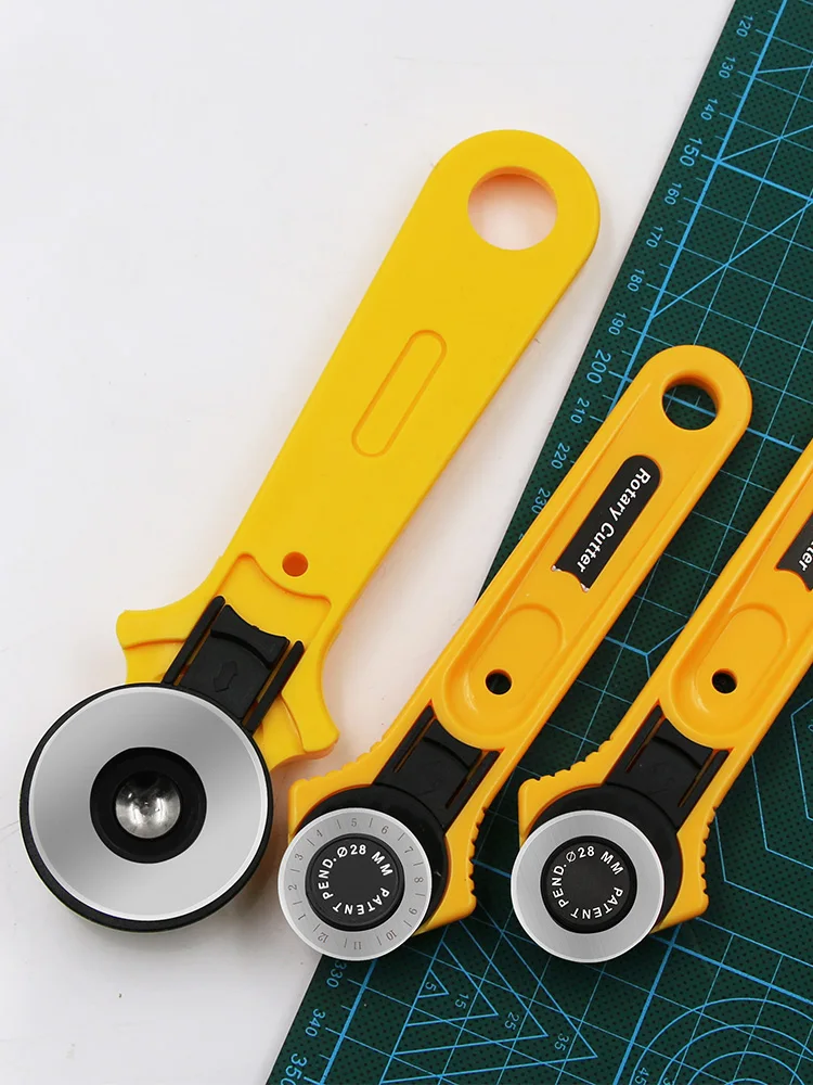 Rotary Cutter For Fabric 45Mm - 28/45 มม.ใบมีดตัดโรตารี่เย็บโรตารี่เครื่องตัดผ้าสําหรับ Patchwork หนัง Quilting เย็บศิลปะ