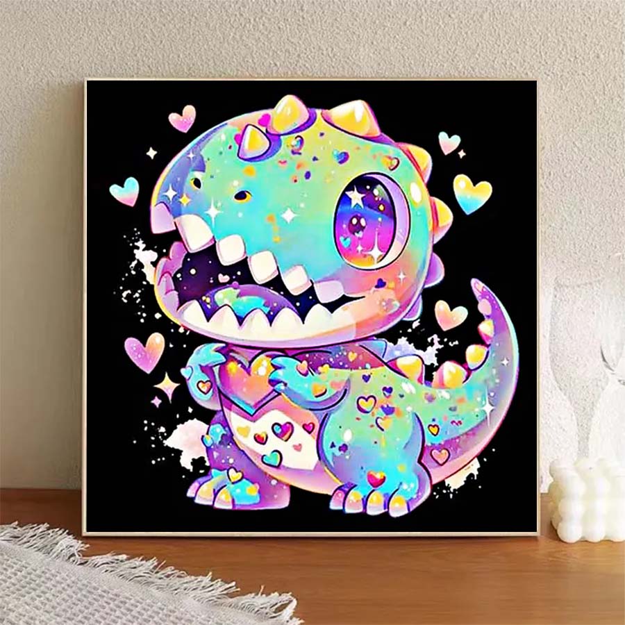 ผ้าฟล็อกกิ้ง 5D DIY 1 ชิ้น, ดอ - 5D Diamond Painting Kit Full Drill บทวิจารณ์และราคา