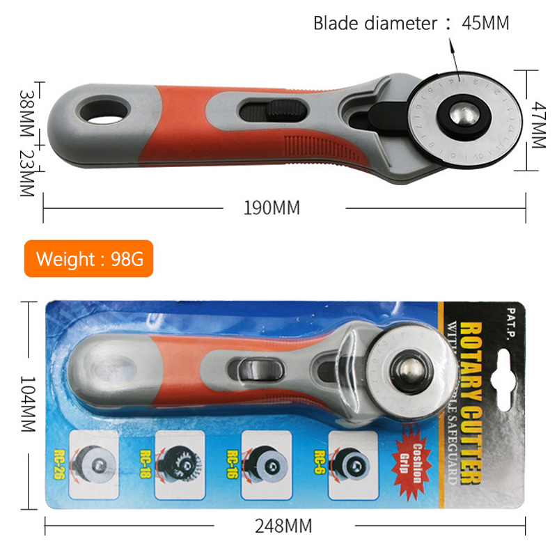 หนังหัตถกรรมเครื่องตัด 45 มม.เ - Rotary Cutter For Fabric 45Mm บทวิจารณ์และราคา