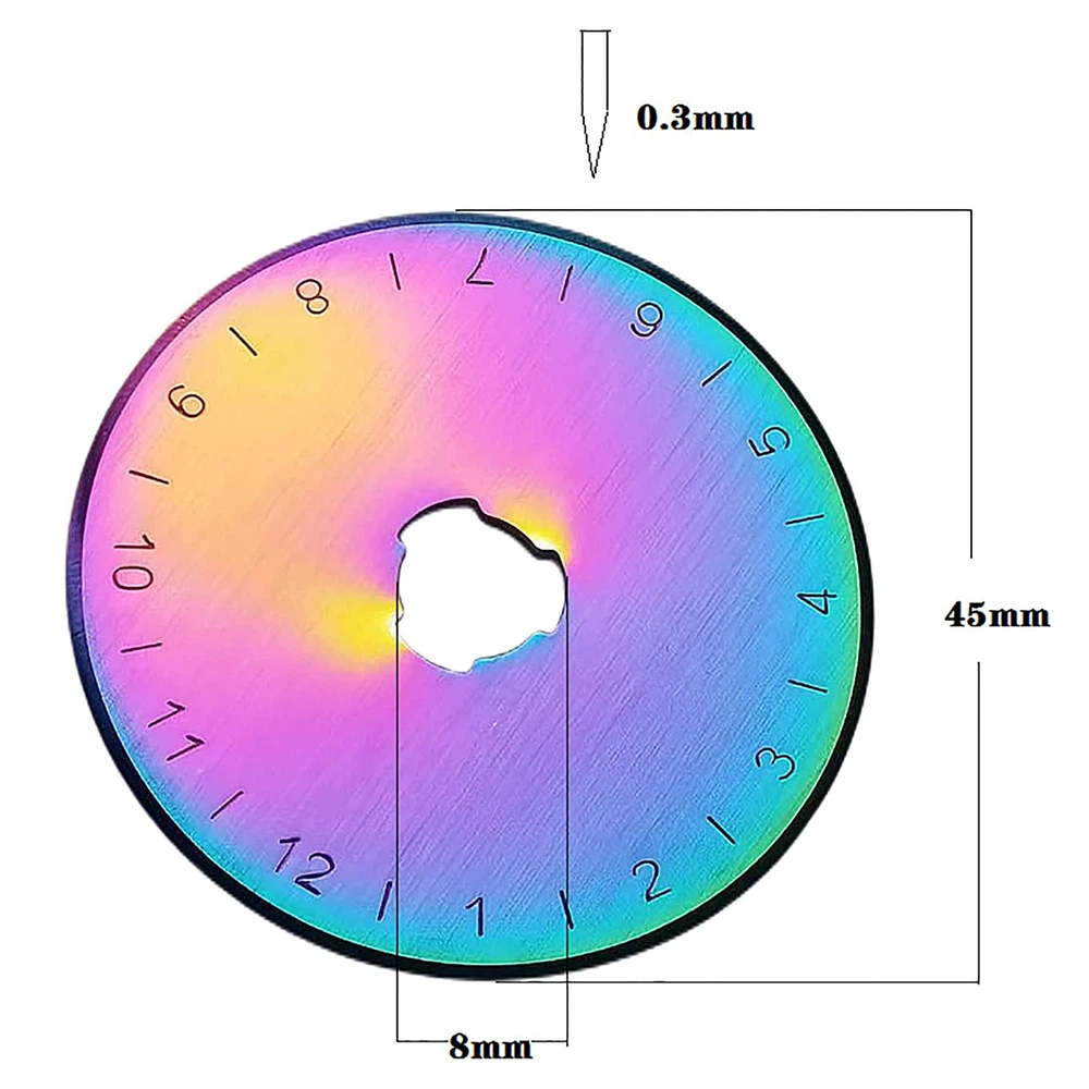 ใบมีดตัดแบบหมุนขนาด 45 มม. จำน - Rotary Cutter For Fabric 45Mm บทวิจารณ์และราคา