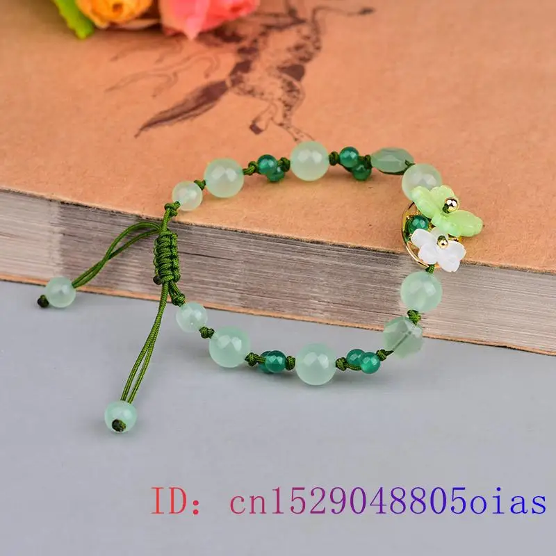 สร้อยข้อมือดอกไม้หยกสีเขียวเคร - Beading บทวิจารณ์และราคา