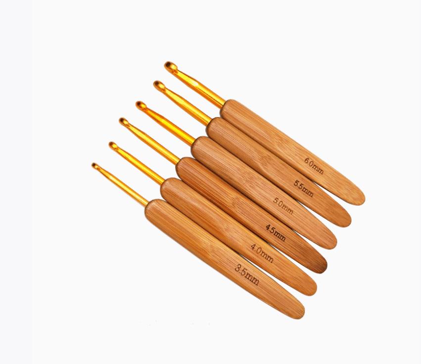 ไม้ไผ่ไม้ Handle ตะขอถัก Ergon - Wooden Crochet Hooks Ergonomic Handle บทวิจารณ์และราคา
