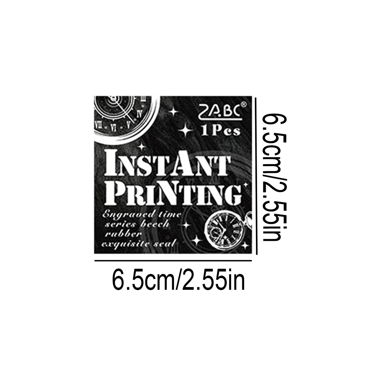 แสตมป์ไม้ลายนาฬิกาวินเทจ 1 ชิ้ - Scrapbooking บทวิจารณ์และราคา