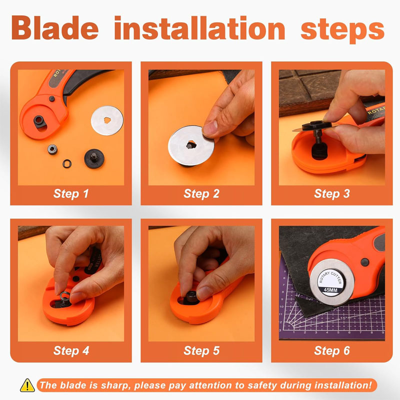 เครื่องตัดผ้าแบบหมุน ใบมีดขนาด - Rotary Cutter For Fabric 45Mm บทวิจารณ์และราคา