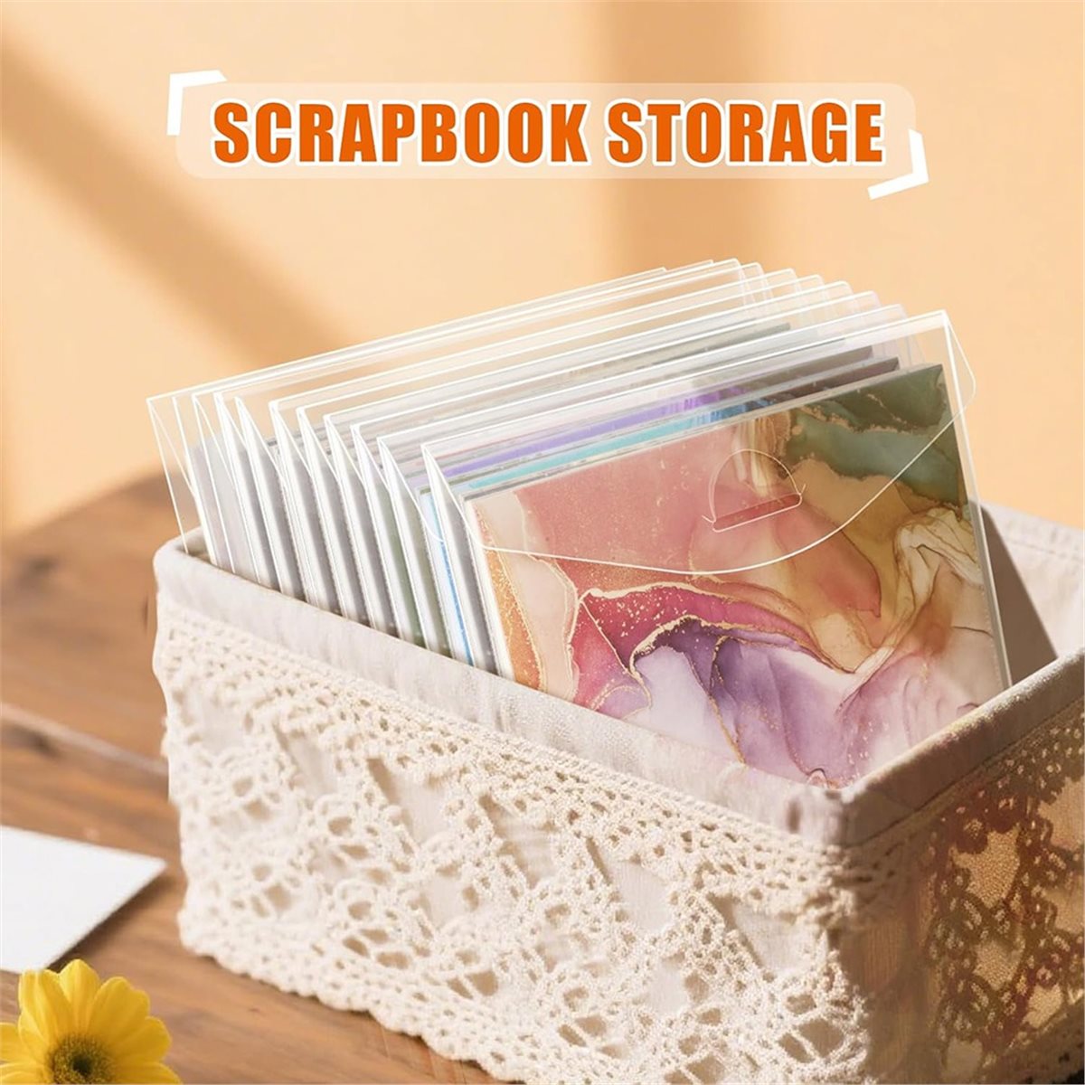 (A02R) กล่องเก็บสมุดภาพขนาด 6x - Scrapbooking บทวิจารณ์และราคา