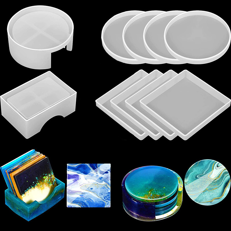 แม่พิมพ์ซิลิโคนสำหรับทำที่รองแ - Silicone Epoxy Resin Molds Set บทวิจารณ์และราคา
