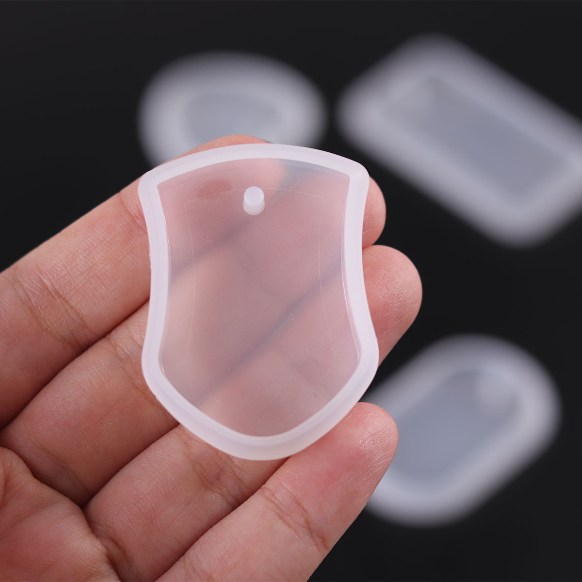 1PC DIY พวงกุญแจจี้ชุดแม่พิมพ์ - Silicone Epoxy Resin Molds Set บทวิจารณ์และราคา