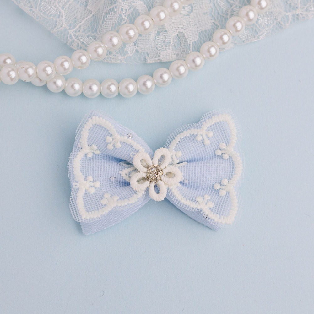 10 ชิ้น ผ้าตาข่ายลูกไม้รูปโบว์ - Sewing บทวิจารณ์และราคา