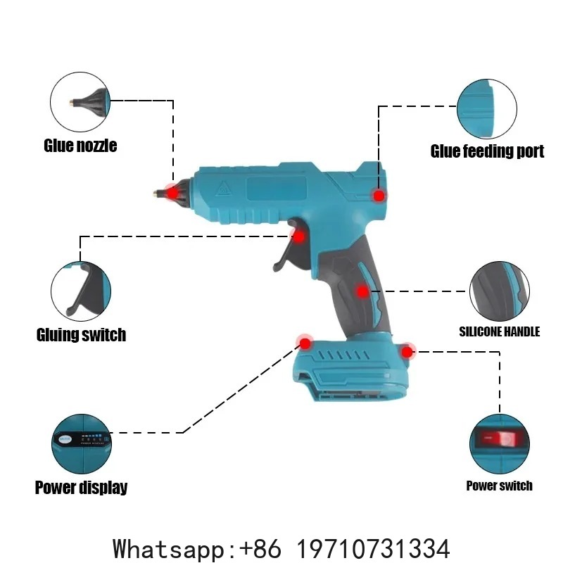 ปืนเชื่อมกาวร้อนไร้สาย 11 มม.  - Hot Melt Glue Gun Cordless บทวิจารณ์และราคา