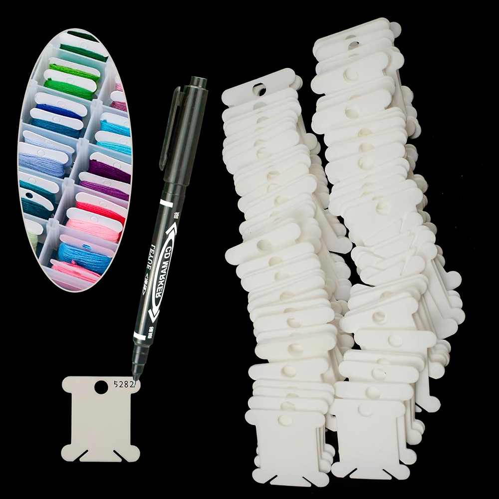กล่องเก็บไหมปักผ้า 18 ช่อง พร้ - Cotton Embroidery Thread Skeins บทวิจารณ์และราคา