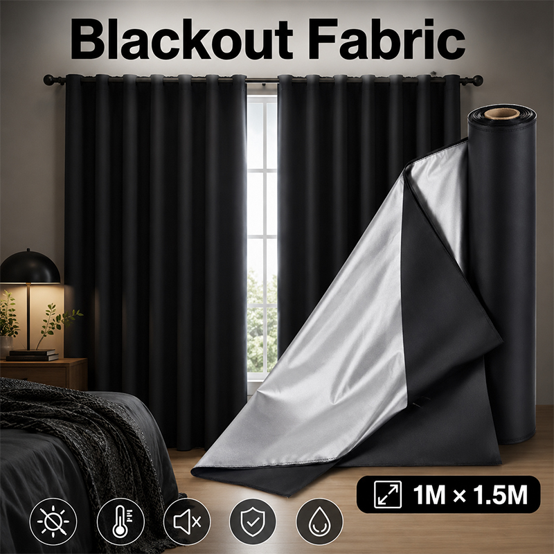 ผ้ากันแสงสีดำเคลือบเงิน 1 เมตร - Sewing บทวิจารณ์และราคา