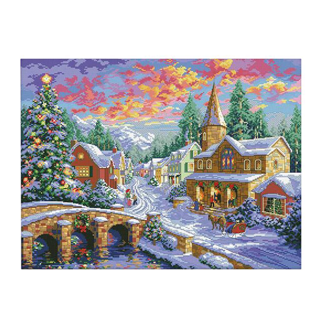 ชุดเย็บปักถักร้อย DIY แบบปักคร - Cross Stitch Stamped Kits Beginners บทวิจารณ์และราคา