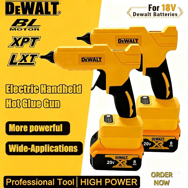ปืนกาวร้อนไร้สาย Dewalt สำหรับ - Hot Melt Glue Gun Cordless บทวิจารณ์และราคา