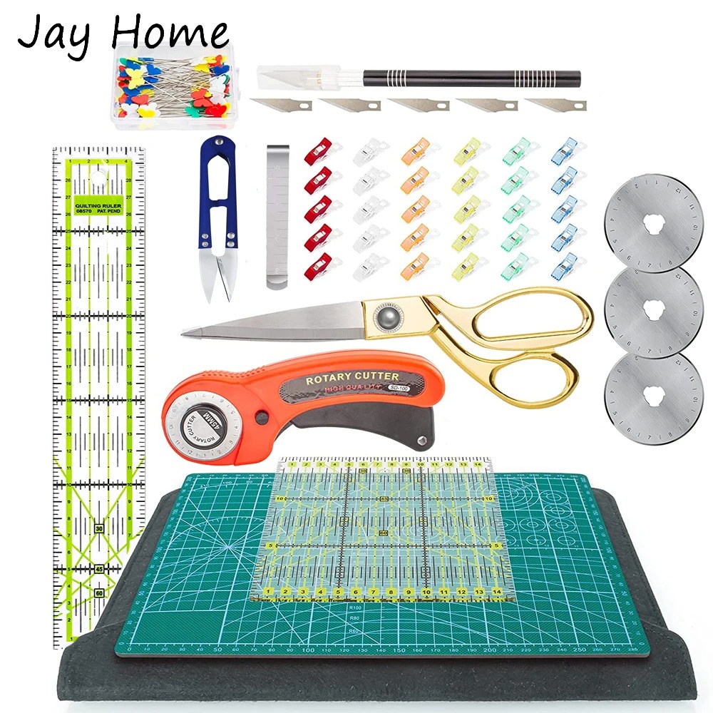 42PCS เครื่องตัดโรตารี่ชุด45มม - Rotary Cutter For Fabric 45Mm บทวิจารณ์และราคา