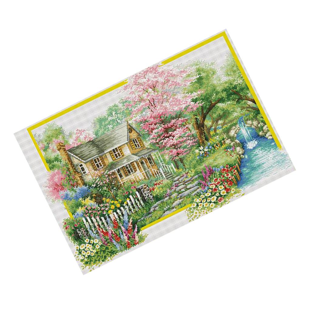 ชุดเย็บปักถักร้อยแบบปั๊มลาย ชุ - Cross Stitch Stamped Kits Beginners บทวิจารณ์และราคา