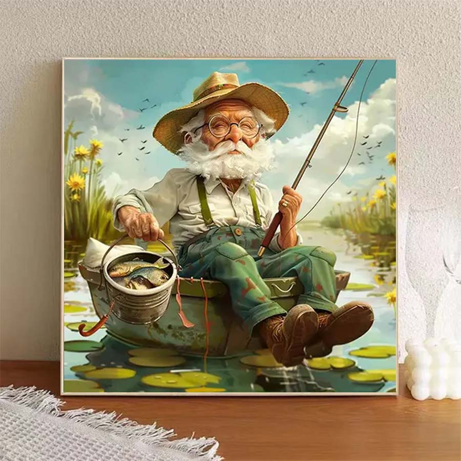 ผ้าฟล็อกกิ้ง 5D DIY 1 ชิ้น, ดอ - 5D Diamond Painting Kit Full Drill บทวิจารณ์และราคา