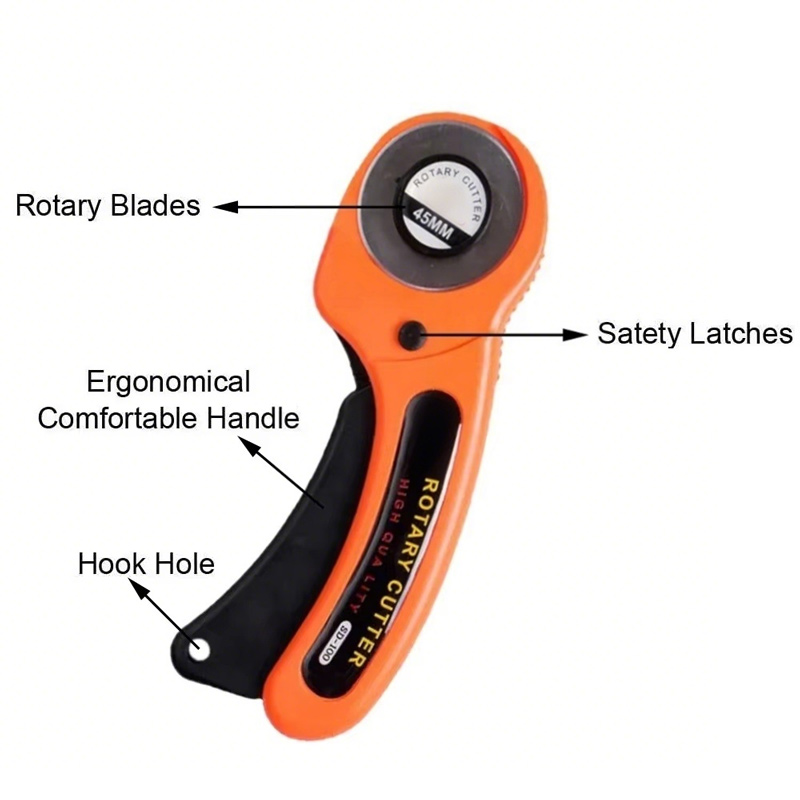 มีดตัดผ้าแบบล้อหมุน 45 มม. มีด - Rotary Cutter For Fabric 45Mm บทวิจารณ์และราคา