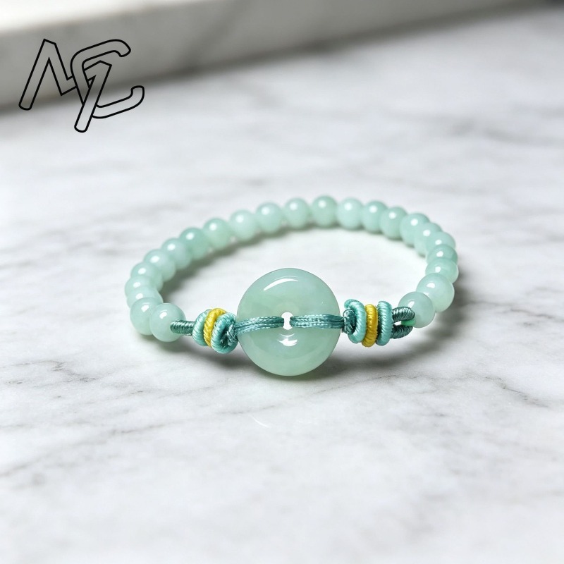 สร้อยข้อมือลูกปัดหยกพม่าแท้สีน - Beading บทวิจารณ์และราคา