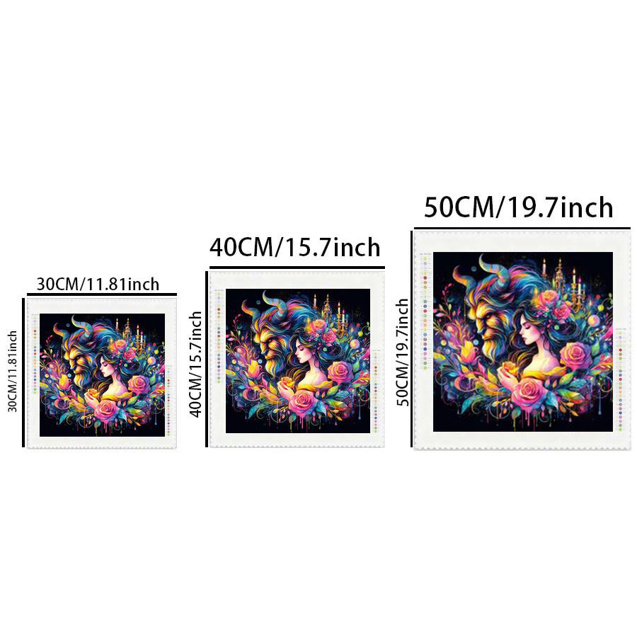 1 ชิ้น - Potdemiel-5D-DIY - ผ้ - 5D Diamond Painting Kit Full Drill บทวิจารณ์และราคา