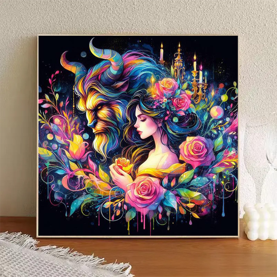 1 ชิ้น - Potdemiel-5D-DIY - ผ้ - 5D Diamond Painting Kit Full Drill บทวิจารณ์และราคา