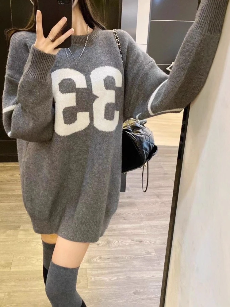 เสื้อสเวตเตอร์ถักสไตล์วินเทจ Y - Embroidery บทวิจารณ์และราคา