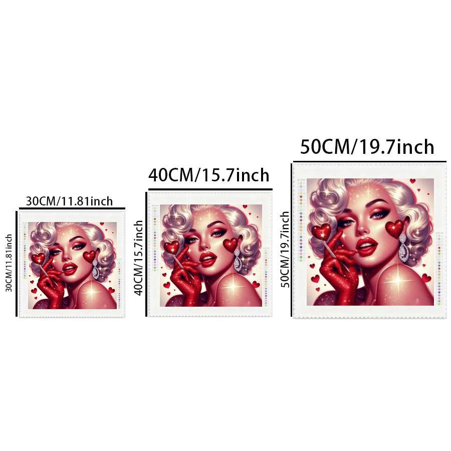 ผ้าฟล็อกกิ้ง 5D DIY 1 ชิ้น, ดอ - 5D Diamond Painting Kit Full Drill บทวิจารณ์และราคา