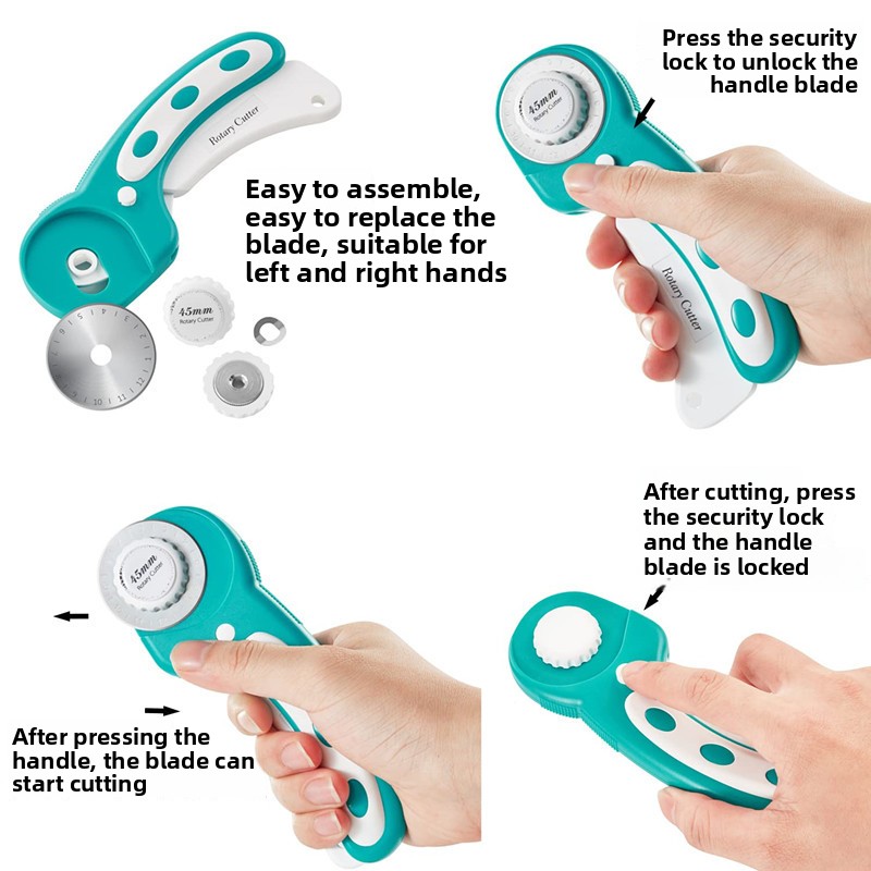 เครื่องตัดแบบหมุน 45 มม. พร้อม - Rotary Cutter For Fabric 45Mm บทวิจารณ์และราคา
