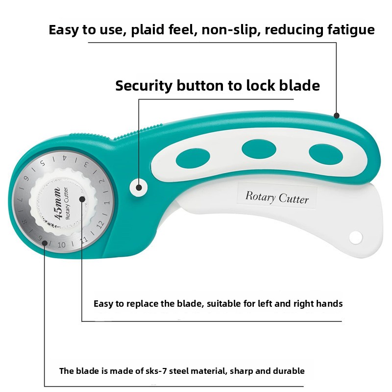 เครื่องตัดแบบหมุน 45 มม. พร้อม - Rotary Cutter For Fabric 45Mm บทวิจารณ์และราคา