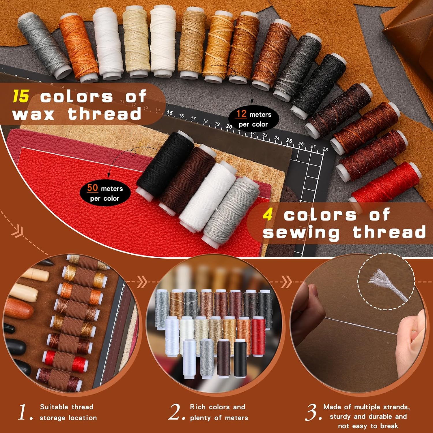 ชุดเครื่องมือหนัง ชุดอุปกรณ์งา - Sewing บทวิจารณ์และราคา