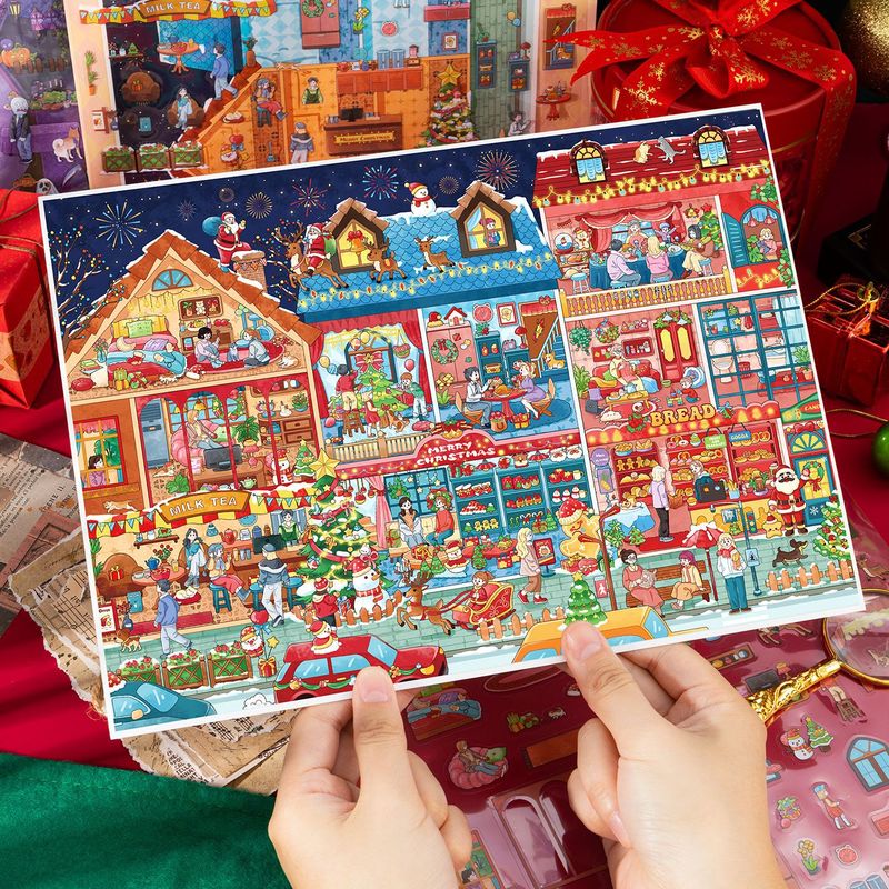 สติกเกอร์ฉากการ์ตูน 3 มิติ ขนา - Scrapbooking บทวิจารณ์และราคา