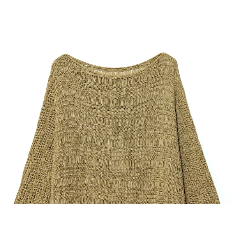 เสื้อสเวตเตอร์ถักคอเรือสไตล์วิ - Embroidery บทวิจารณ์และราคา