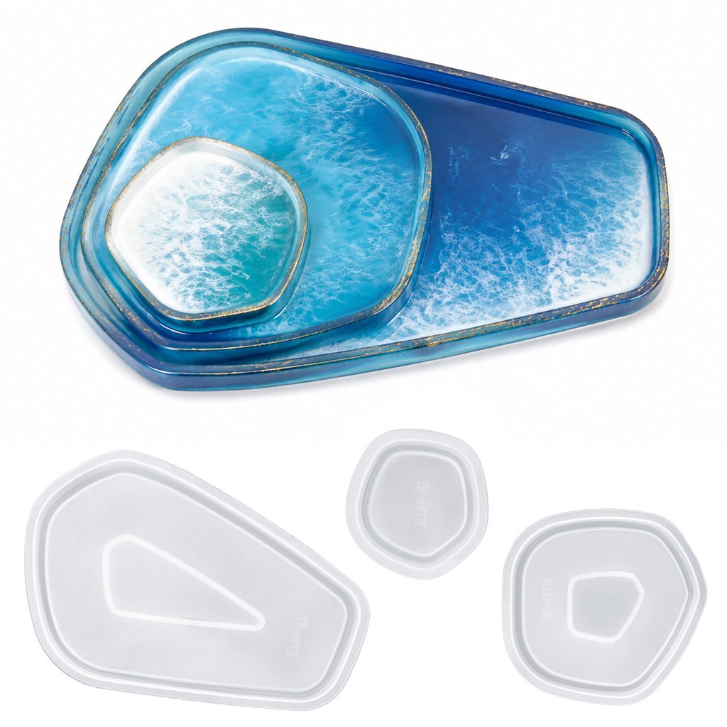 ชุดแม่พิมพ์เรซิ่นซิลิโคนรูปทรง - Silicone Epoxy Resin Molds Set บทวิจารณ์และราคา