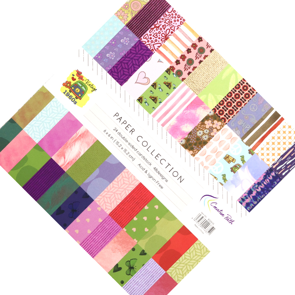 กระดาษตกแต่งลายดอกไม้สไตล์วินเ - Vintage Junk Journal Scrapbooking Paper บทวิจารณ์และราคา