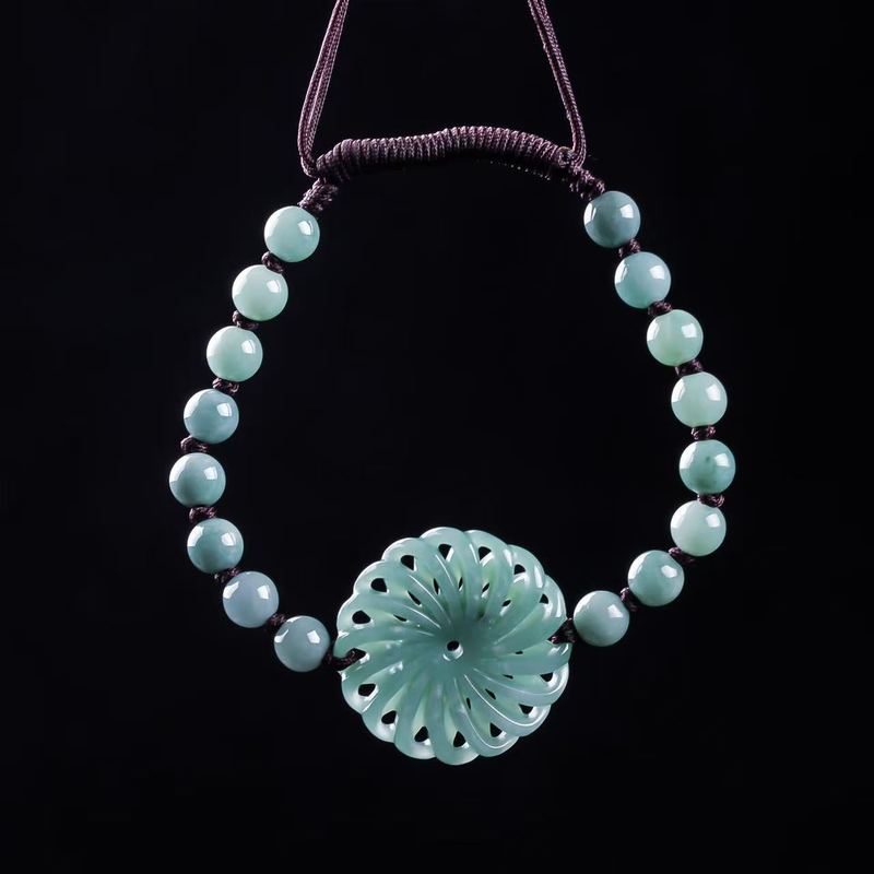 หยกธรรมชาติเกรด A นำโชค สร้อยข - Beading บทวิจารณ์และราคา