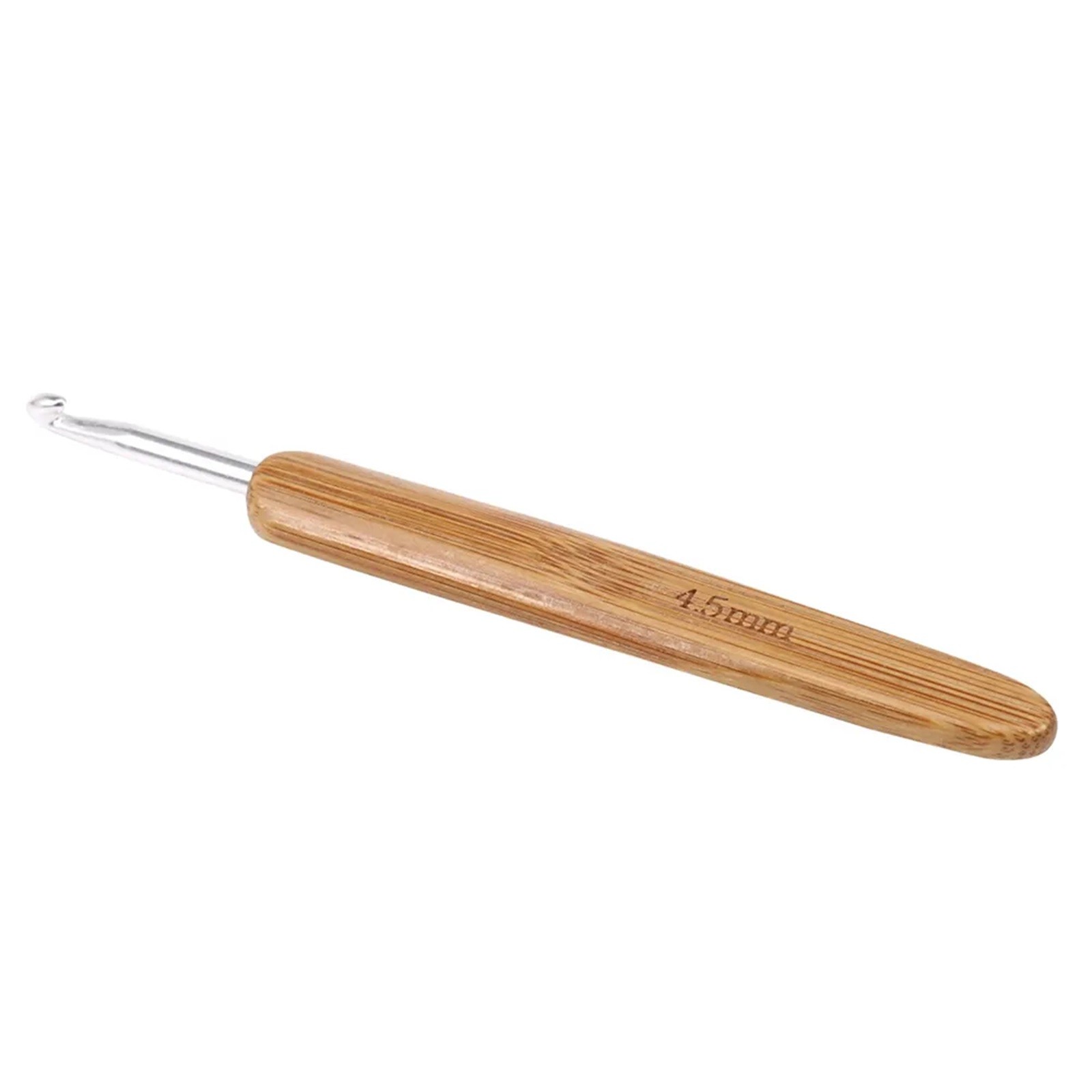ชุดตะขอถักไม้ไผ่ทำมือ - ด้ามยา - Wooden Crochet Hooks Ergonomic Handle บทวิจารณ์และราคา