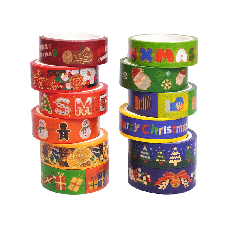 เทปวาชิลายตอไม้คริสต์มาสวินเทจ - Scrapbooking บทวิจารณ์และราคา