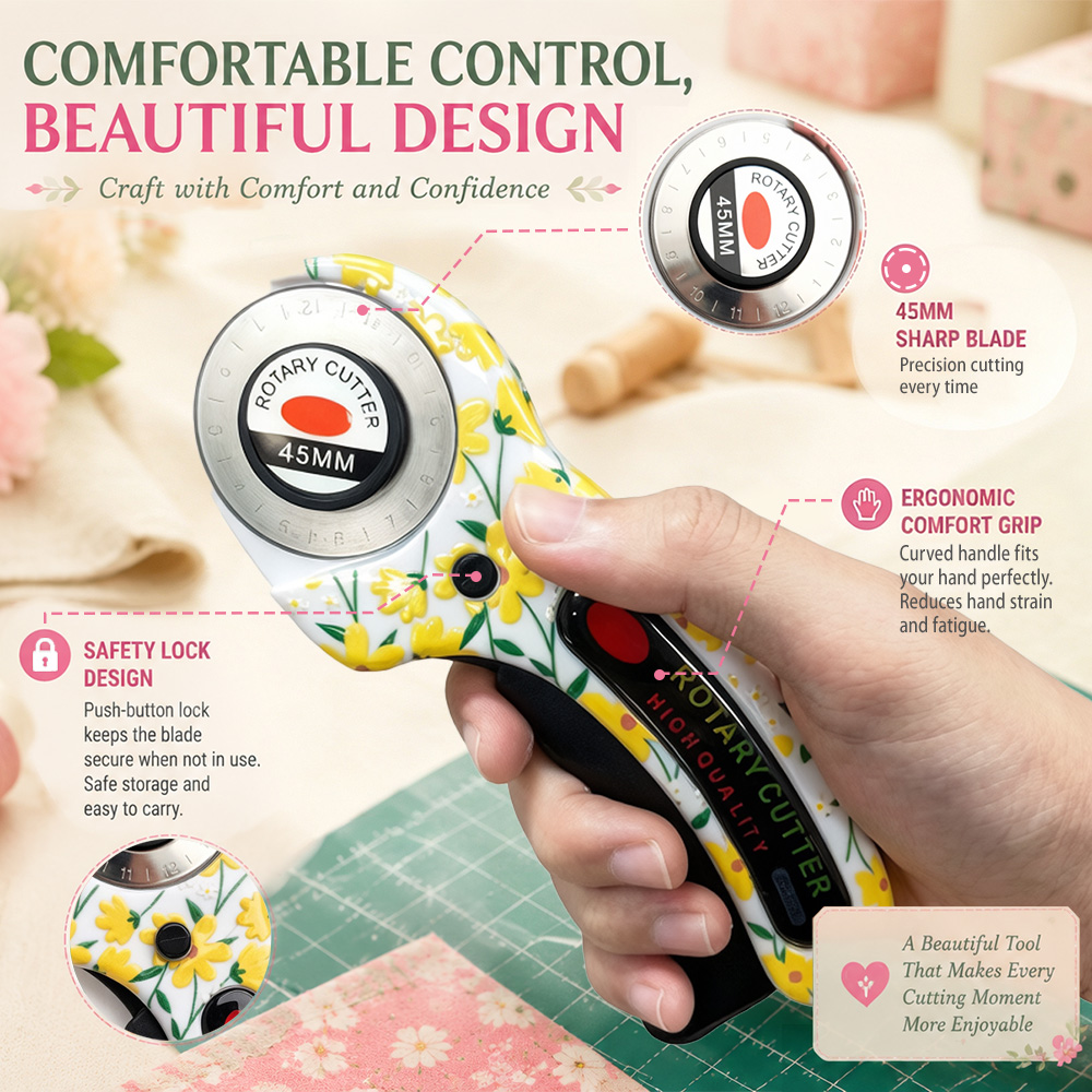 เครื่องตัดแบบหมุน 45 มม. สำหรั - Rotary Cutter For Fabric 45Mm บทวิจารณ์และราคา