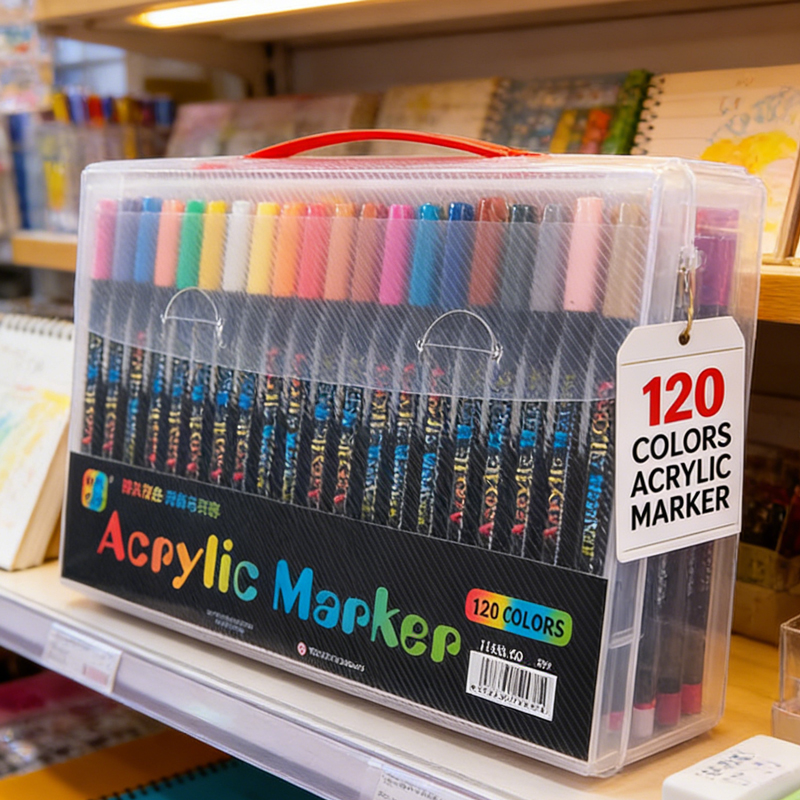 ชุดปากกาอะคริลิคสองหัว 24-120  - Painting Supplies บทวิจารณ์และราคา