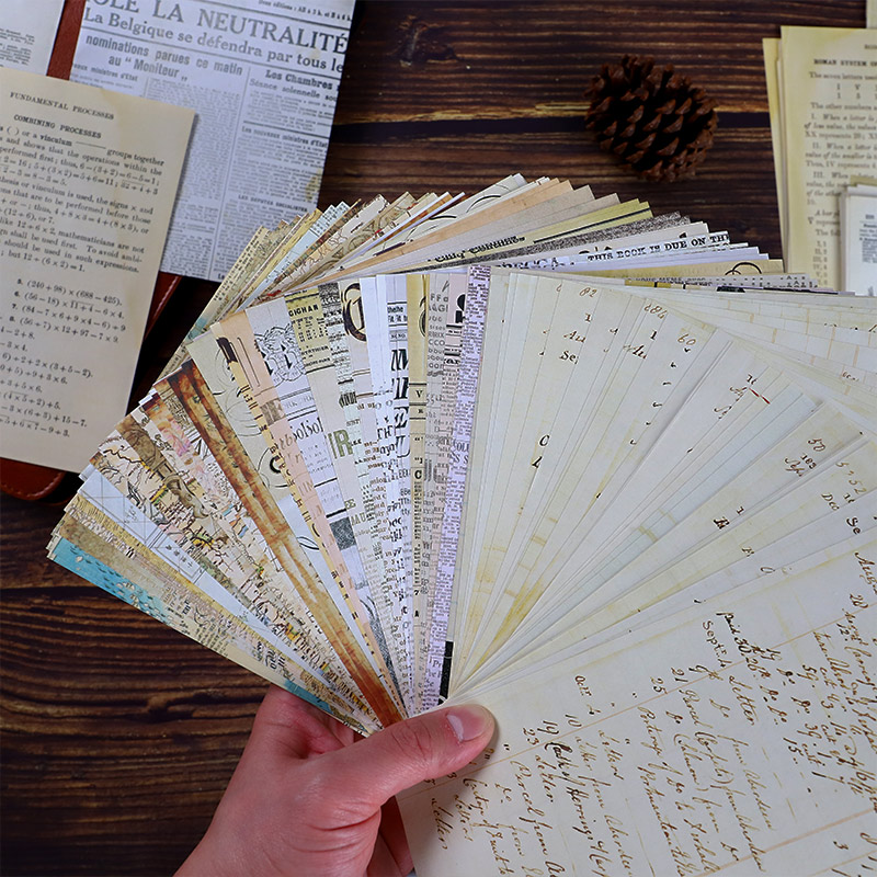 30 ชิ้นแผนที่เก่าดอกไม้ตัวอักษ - Vintage Junk Journal Scrapbooking Paper บทวิจารณ์และราคา