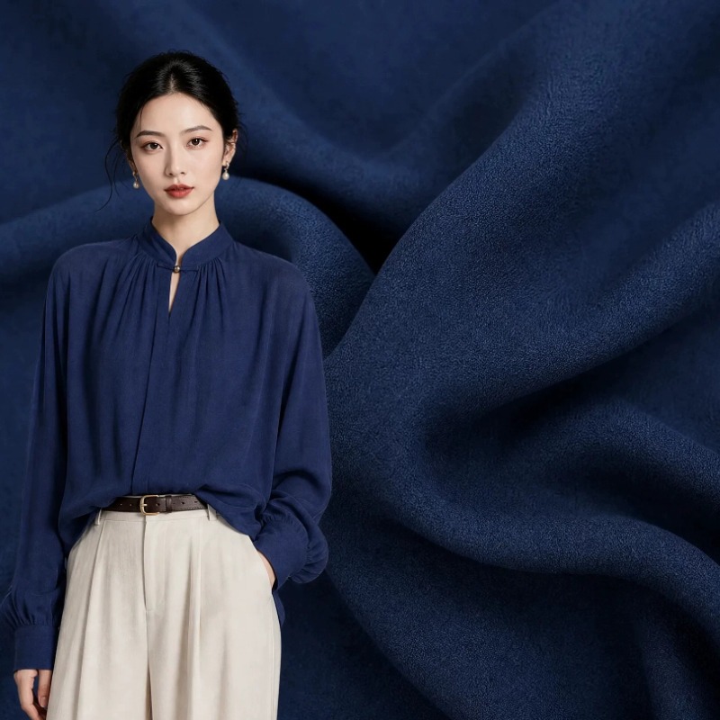 ผ้าซาตินลินินเนื้อดีสีน้ำเงินเ - Sewing บทวิจารณ์และราคา