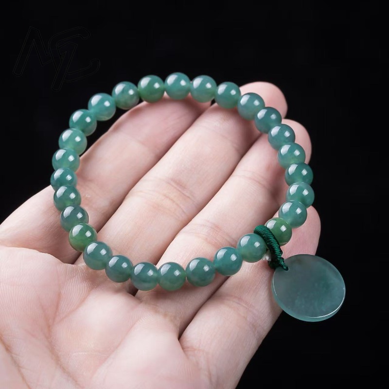 หยกธรรมชาติสีน้ำเงิน ลูกปัดไม่ - Beading บทวิจารณ์และราคา