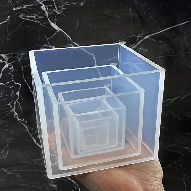 5 ชิ้นแม่พิมพ์เรซินสี่เหลี่ยมซ - Silicone Epoxy Resin Molds Set บทวิจารณ์และราคา